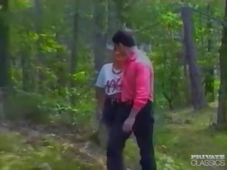 Yksityinen klassikoita dp sisään the metsä, vapaa seksi video- 45