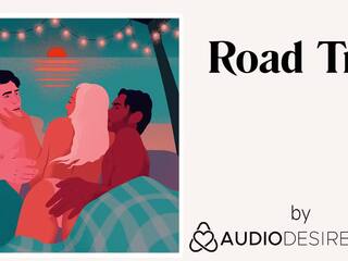 Road trip (erotic audio reged clip for women, provocative asmr)