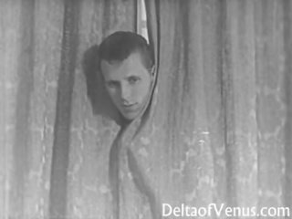 Vintage porno 1950s voyeur fuck